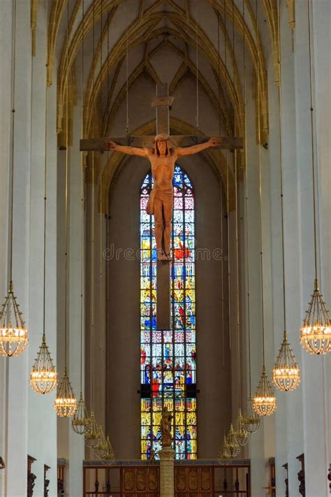 Interior of Frauenkirche or Cathedral of Our Dear Lady in Munich ...