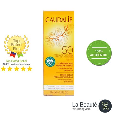 Caudalie Crema Solar Facial Antiarrugas SPF50 Kem Chống Nắng Công