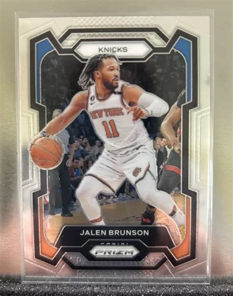 CARTA PALLACANESTRO 2023 24 Panini Prizm Jalen Brunson 9 New York