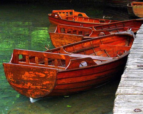 Wooden Rowboats Photograph by Ramona Johnston