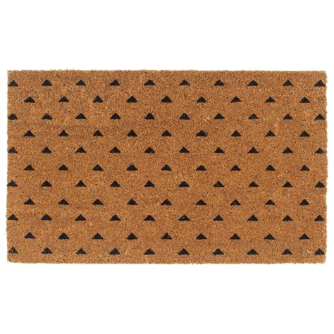 Tapis De Porte Naturel X Cm Fibre De Coco Touffet Vidaxl Leroy