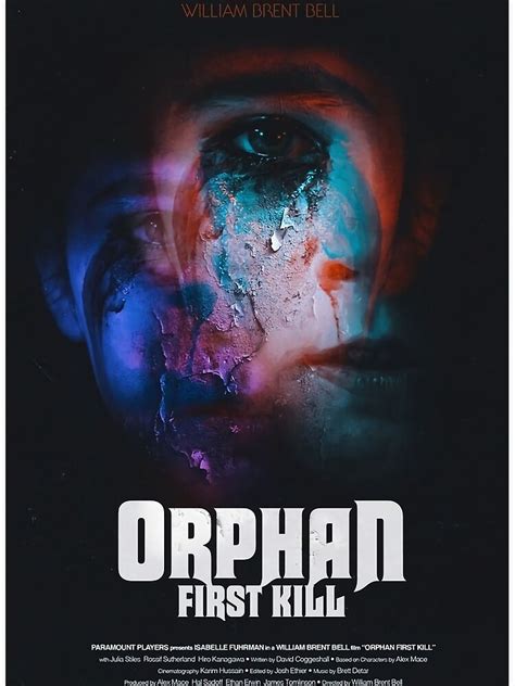 Orphan First Kill Horror Film Poster For Sale By Trondoloe0 Redbubble