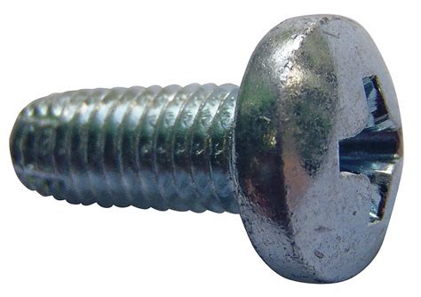 GRAINGER APPROVED 8 32 Machine Screw Round Combination Slotted