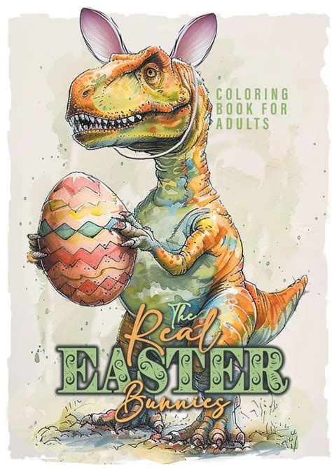 The Real Easter Bunnies Coloring Book For Adults Monsoon Publishing