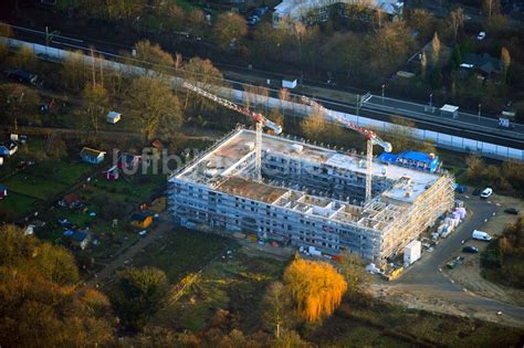 Luftaufnahme Hamburg Baustelle Zum Neubau Eines Wohnhauses Alte W Hr