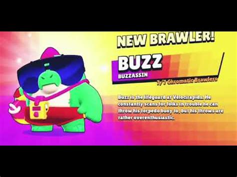 YENİ KARAKTER BUZZ ÇIKMA ANI BRAWL STARS YouTube