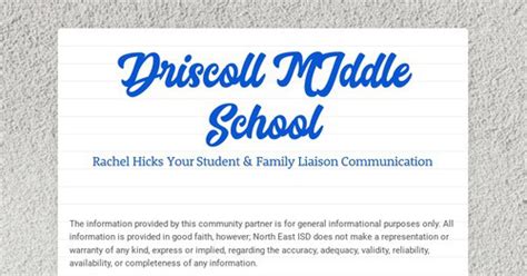 Driscoll Middle School