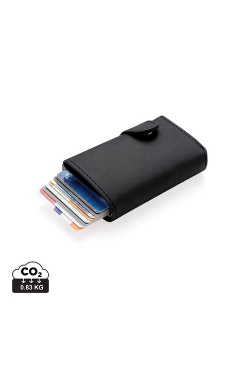 Porte Cartes Anti RFID En Aluminium Et PU