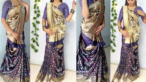 Weird Trick With Sidha Pallu Saree Draping Perfect Saree Wearing With