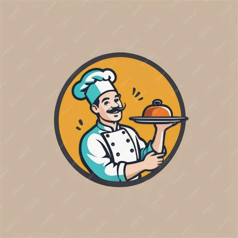 Premium AI Image | cook icon vector clipart logo design illustration