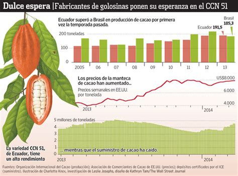 El Ccn 51 Un Cacao Que Busca La Cura Para La Escasez De Chocolate Wsj