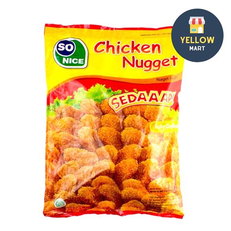 Jual So Nice Naget Ayam Chicken Nugget Sedaap 500 Gram Frozen Food