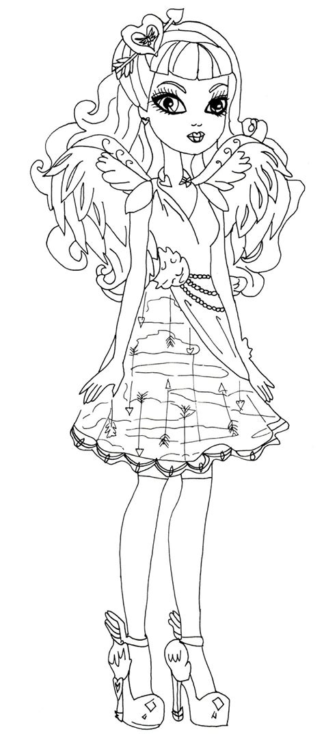 Free Printable Ever After High Coloring Pages Ca Cupid Ever After