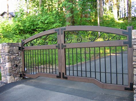 Driveway Gates Gallery Iron Fencing By Viking Fence Dallas Entrance