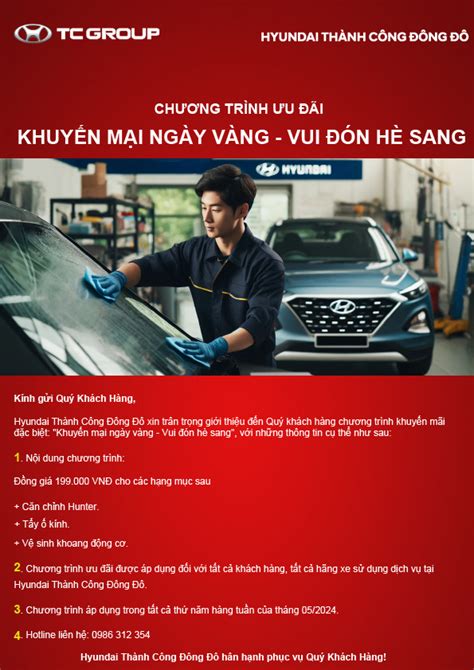 Hyundai Ng Ch O H V I Ch Ng Tr Nh U I Khuy N M I Ng Y V Ng