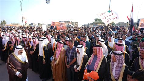بالصور استقبال الحلبوسي في قضاء الكرمة قناة التغيير الفضائية