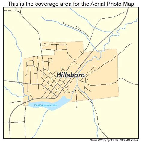 Aerial Photography Map of Hillsboro, WI Wisconsin