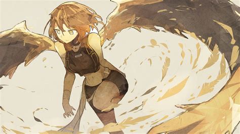 #1109468 drawing, illustration, anime, anime girls, wings, cartoon ...