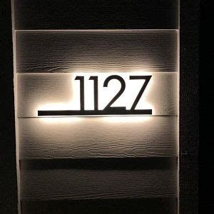 Led Lighted Address Plaques Shelly Lighting