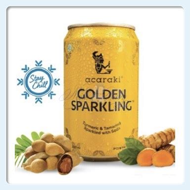 Jual Acaraki Golden Sparkling 320ml Kunyit Asam With Soda Shopee