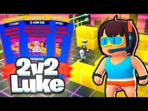 Jogando Torneio Do LukeZinhoo 2x2 STUMBLE GUYS 3k Stumbleguys