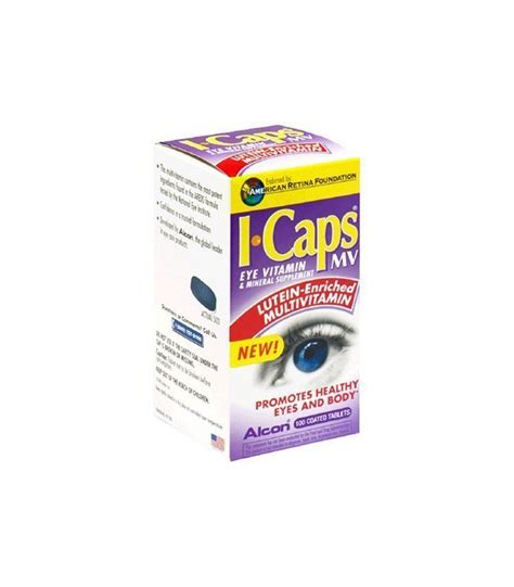 Alcon Icaps Multivitamin Eye Vitamin And Mineral Support Coat