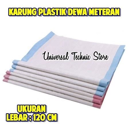 Jual Karung Plastik Dewa Jumbo Meteran Karung Packing Bagor Roll