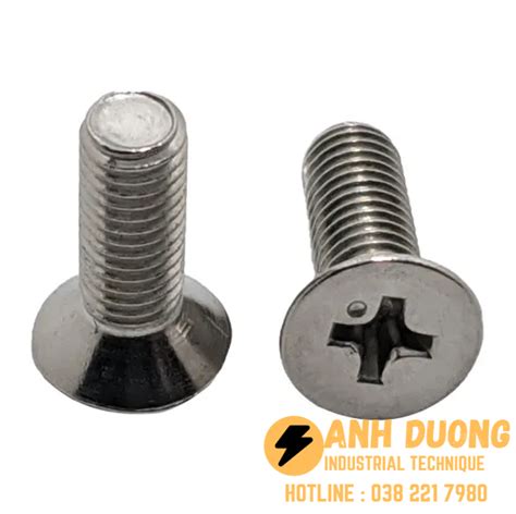 Bulong Pake đầu bằng Inox 316 M3 Kỹ Thuật Công Nghiệp Ánh Dương