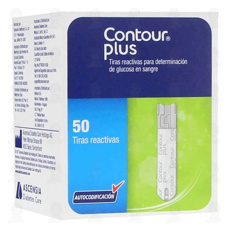 Contour Plus Tiras Reactivas para Determinación de Glucosa en Sangre