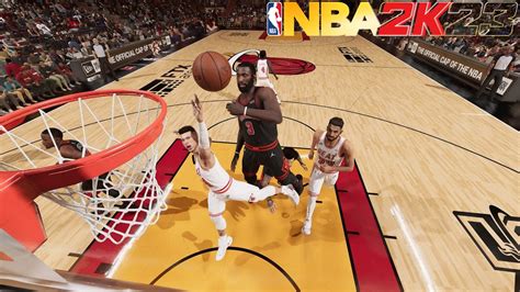 Nba K Heat Vs Bulls Raw Gameplay Wip Slider Set Youtube