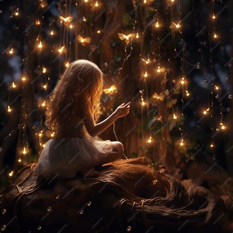 Premium Photo | Fairy lighting in festivals