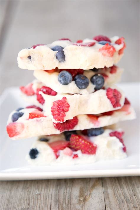 Berry Yogurt Bark A Healthy Snack Recipe From Dinners