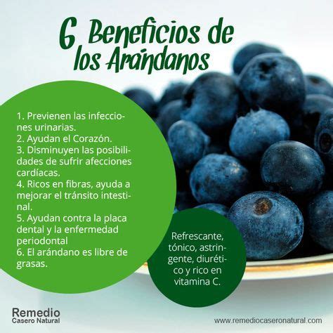 6 beneficios de los arándanos con imágenes Salud y nutricion