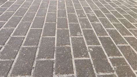 Abstract Gray Stone And Bricks Urban Tiles Background And Texture Stock