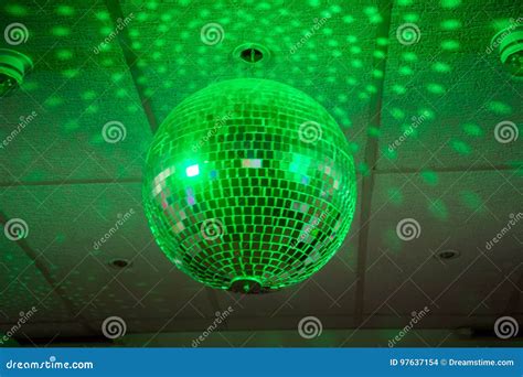 Disco Ball On Black Background Stock Photo Image Of Black Ball 97637154