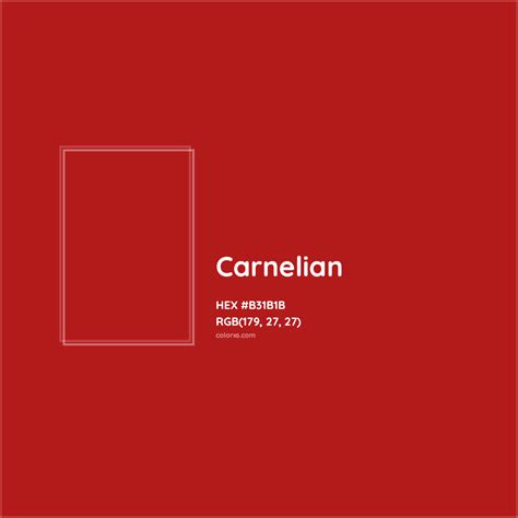 About Carnelian - Color meaning, codes, similar colors and paints ...