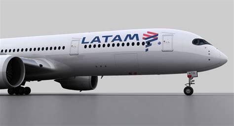 A350 900 Latam 3d Model 139 Obj Max Fbx 3ds Free3d