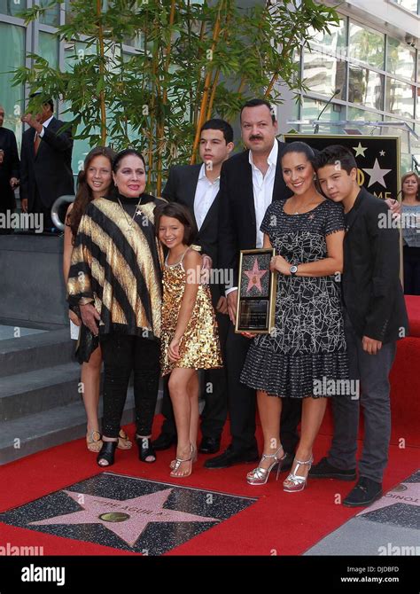 Flor Silvestre, Pepe Aguilar his wife Anelisse Aguilar and their ...