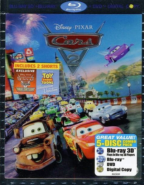 Cars 2 (3D, Blu-ray, DVD, Digital Copy) (Special Edition) [2011 ...