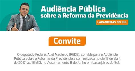 Olho Aberto Paraná Deputado Federal Estará Dia 17 Debatendo A Reforma