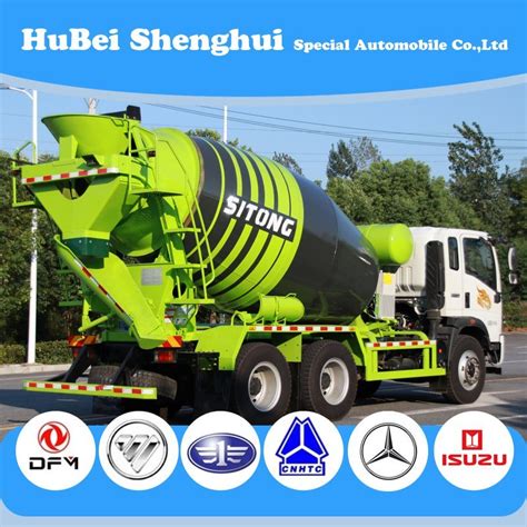 Howo Hp Cbm X Cement Mixing Pump Concrete Mixer Truck China