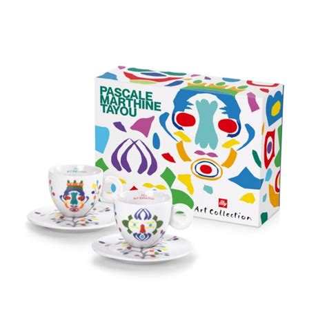 Illy Art Collection Pascale Marthine Tayou Cappuccino Cups