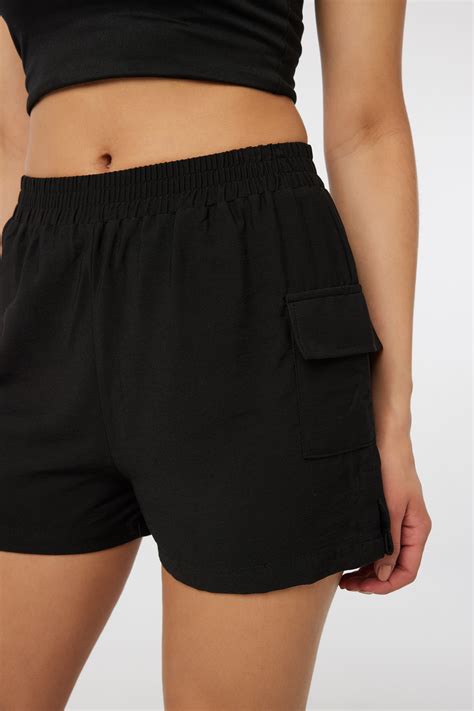 High Rise Cargo Shorts Ardene