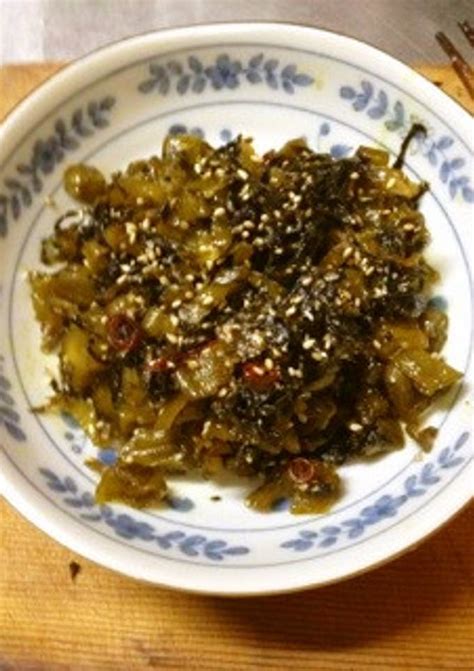 ご飯が止まらない♡高菜の油炒め By ざきすけ 【クックパッド】 簡単おいしいみんなのレシピが392万品