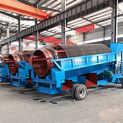 Portable Mining Gold Trommel Wash Plant For Alluvial Clay Gold Trommel Screen And Gold Trommel