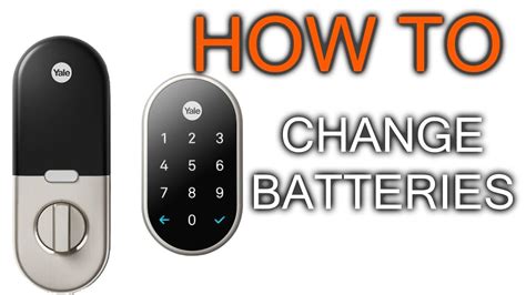 How To Replace Battery In Nest Yale Doorlock Youtube