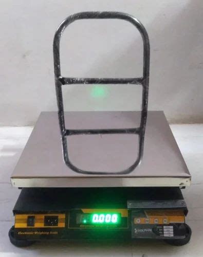 Stainless Steel Internal Dolphin Digital Platform Weighing Scale Model