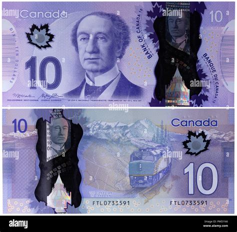 Billet De 10 Dollars John A Macdonald Canada 2013 Photo Stock Alamy