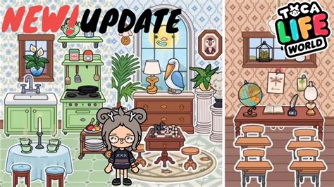 New Update Vintage Vibe Furniture Pack In Toca Life World 🌍🥰💕 Toca Boca Youtube