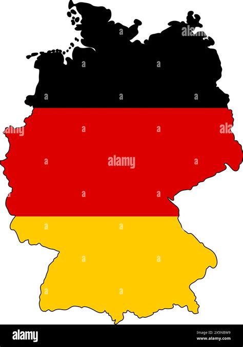 Mappa Politica Della Germania Immagini Vettoriali Stock Alamy